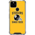 NFL Pittsburgh Steelers Helmet Google Pixel 5 Clear Case